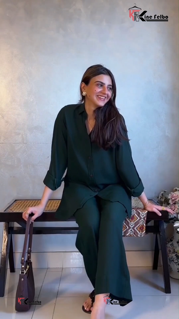 Green Shirt Set