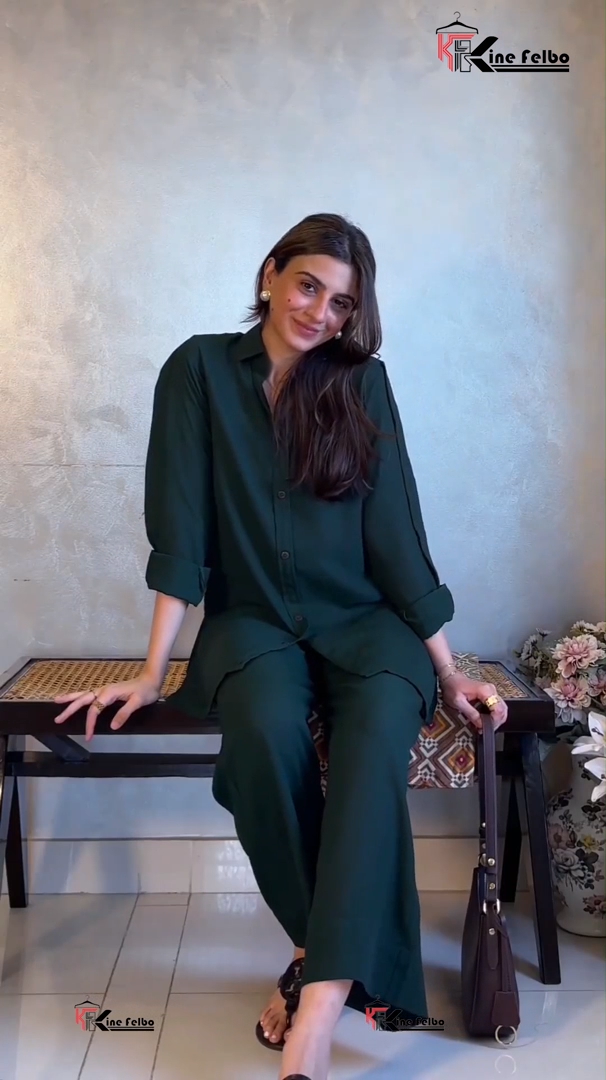 Green Shirt Set