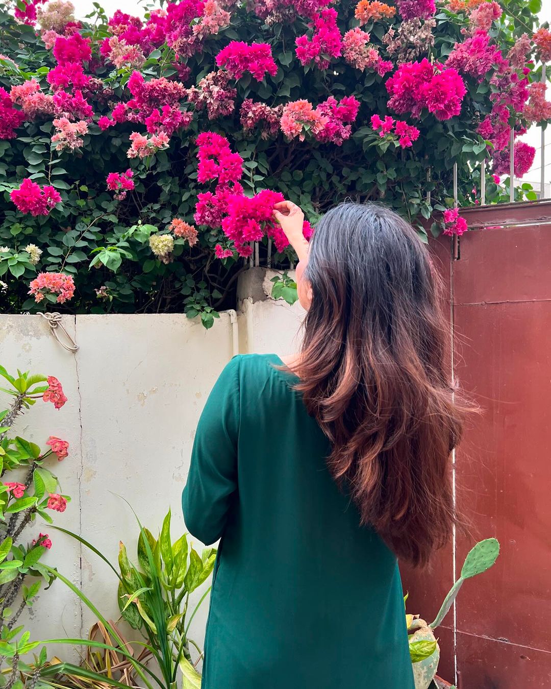 Macy See Green Kaftan - KineFelbo