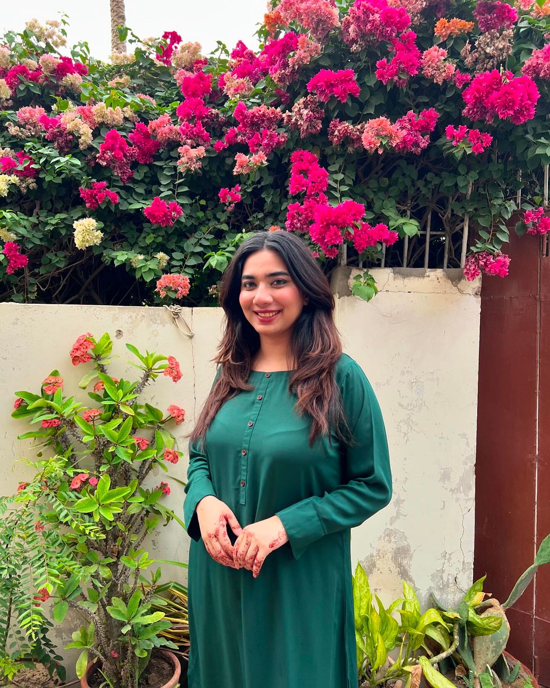 Macy See Green Kaftan - KineFelbo