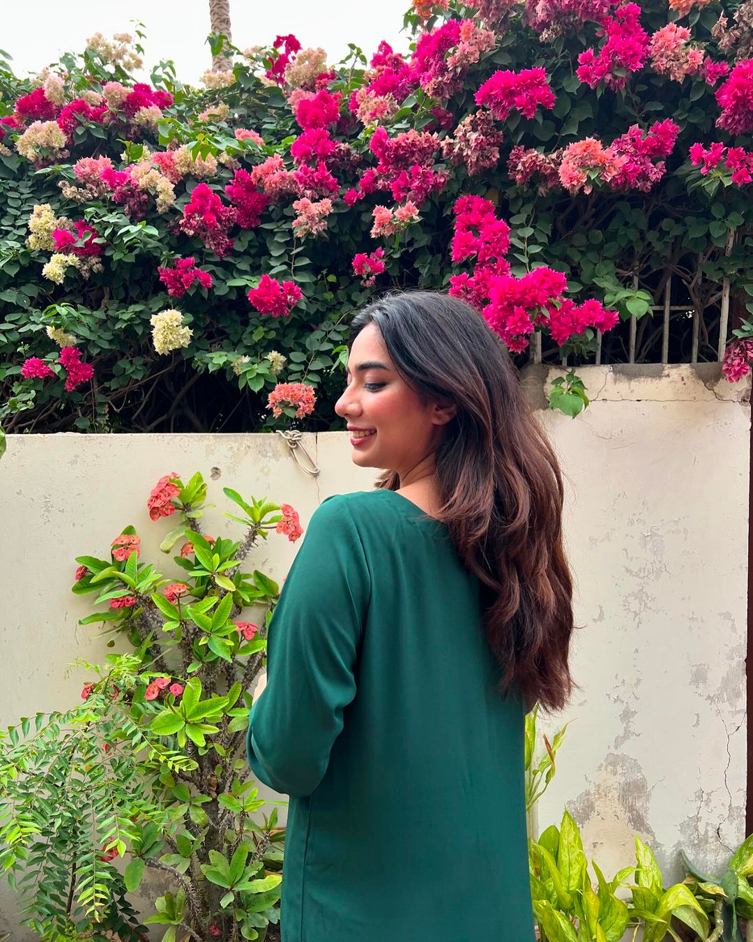 Macy See Green Kaftan - KineFelbo