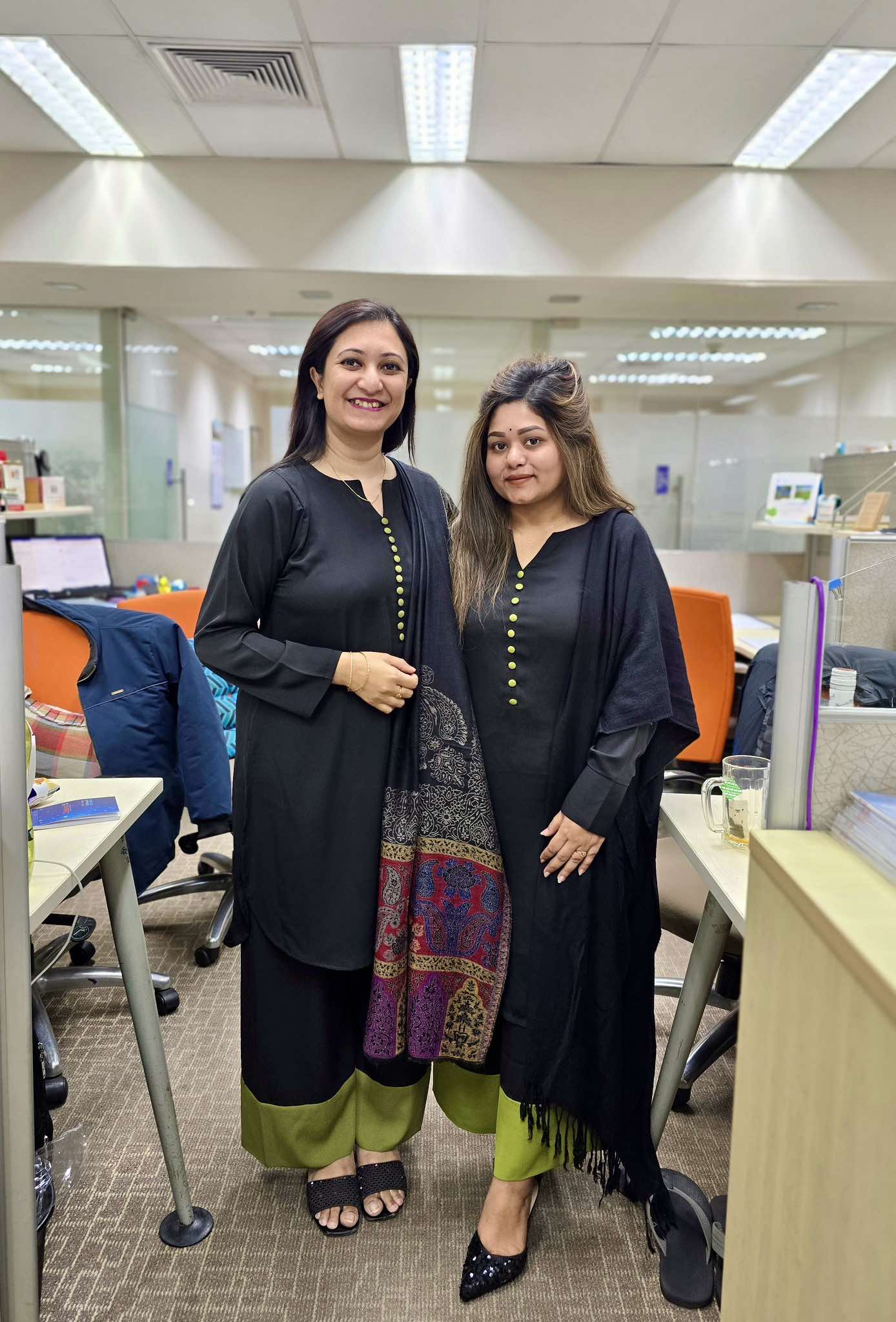 Olive Short Button Set