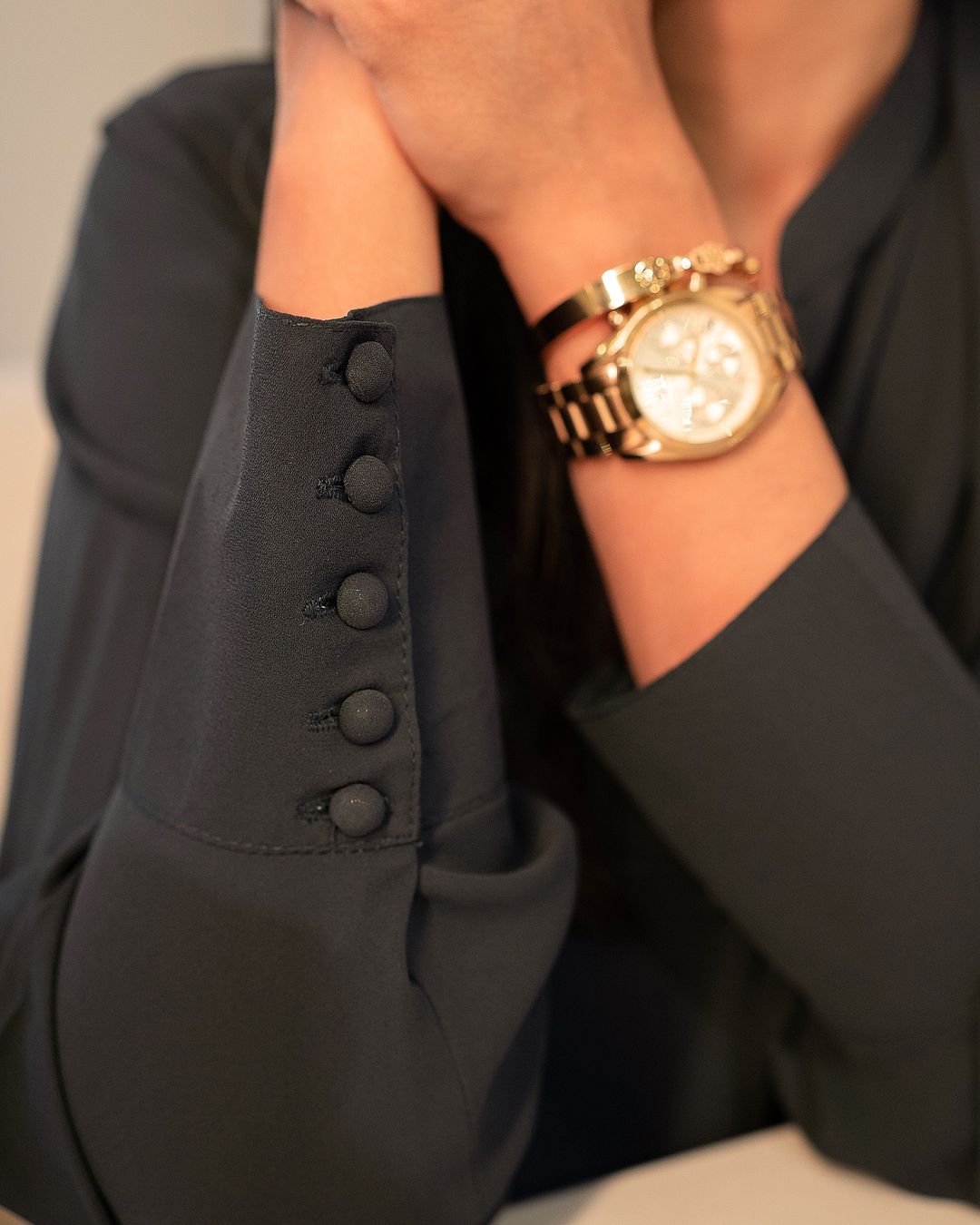 Black Long Kurti Set