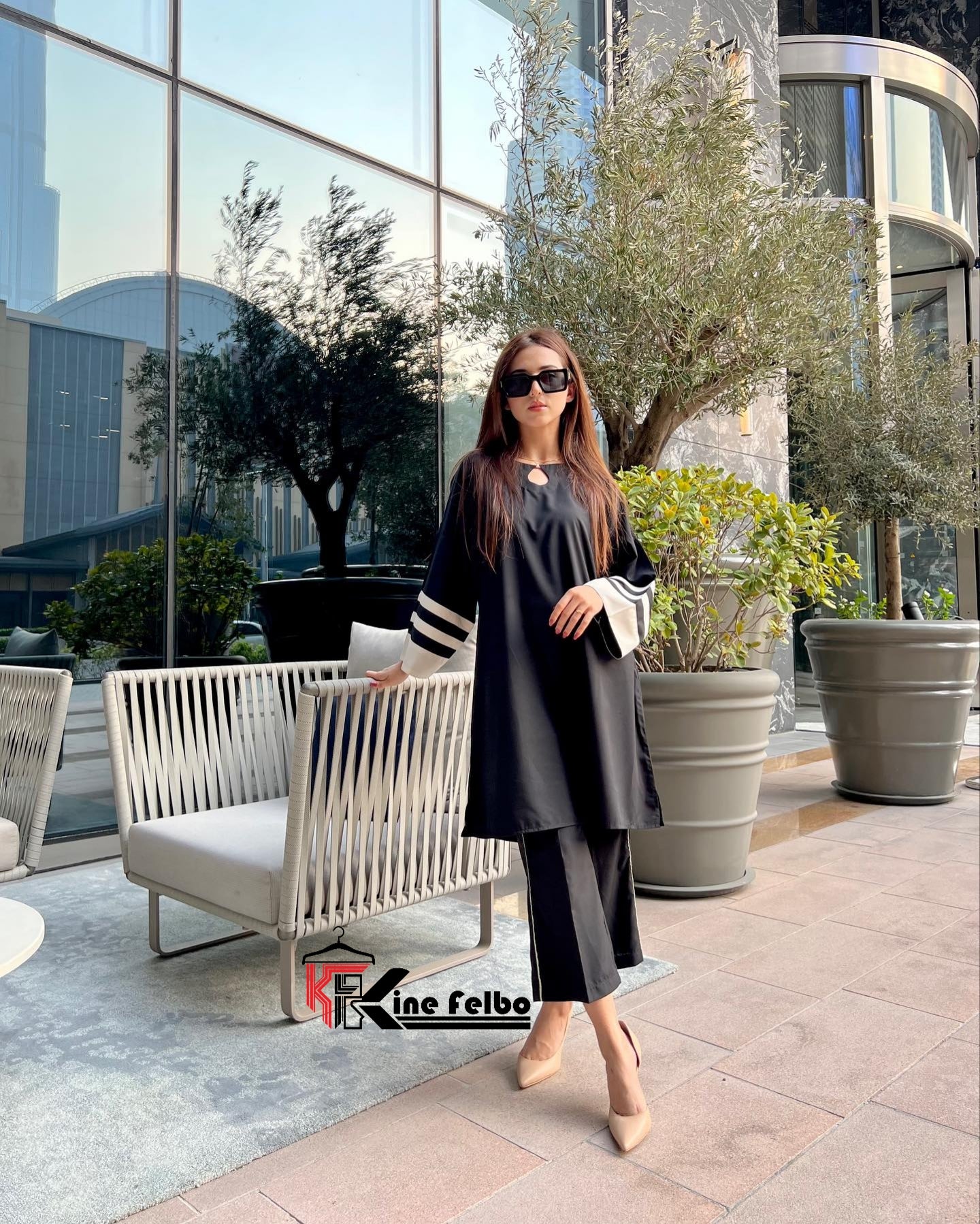 Black & White Co-Ord Set