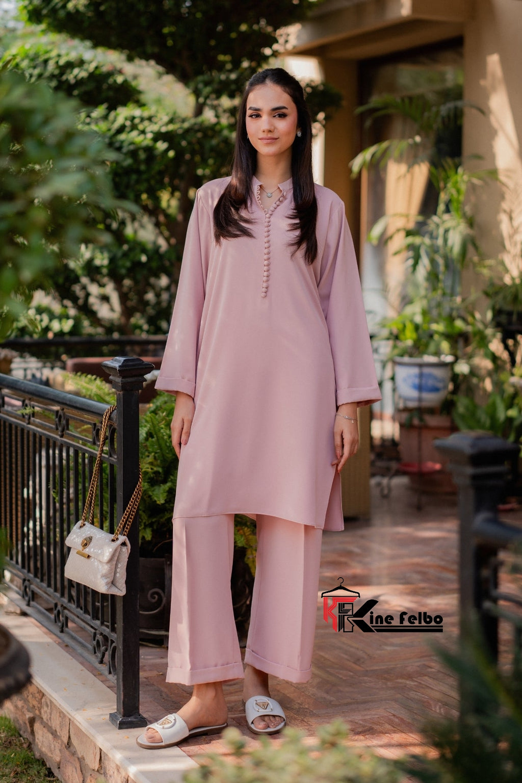 Blush Pink Short Co ord  Set
