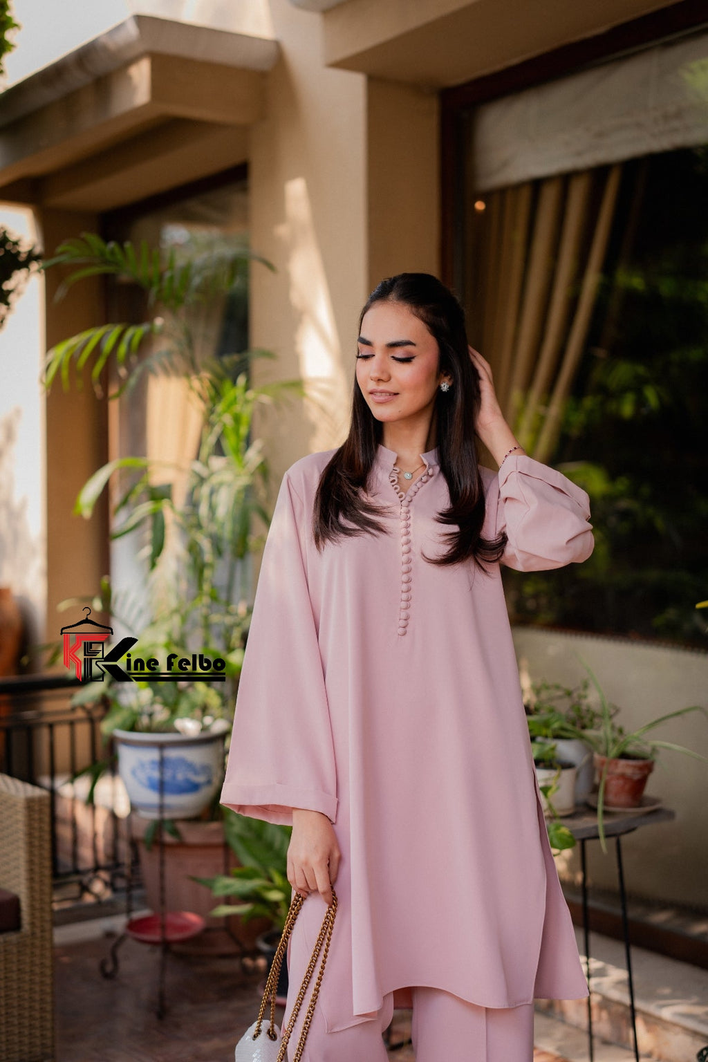 Blush Pink Short Co ord  Set