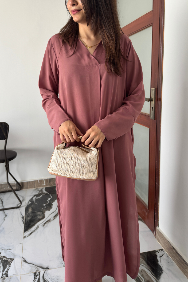 Mauve Long Kaftan