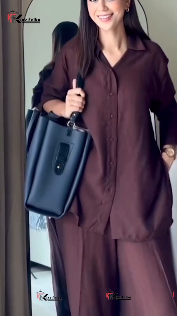 Deep Purple Shirt Set