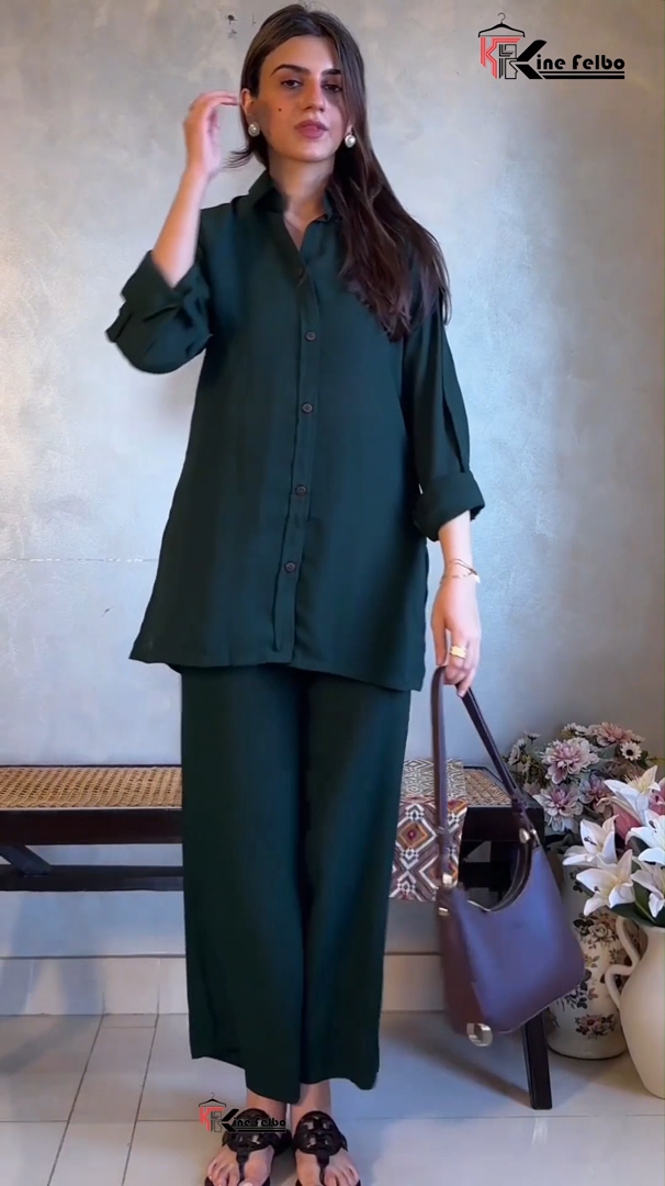 Green Shirt Set