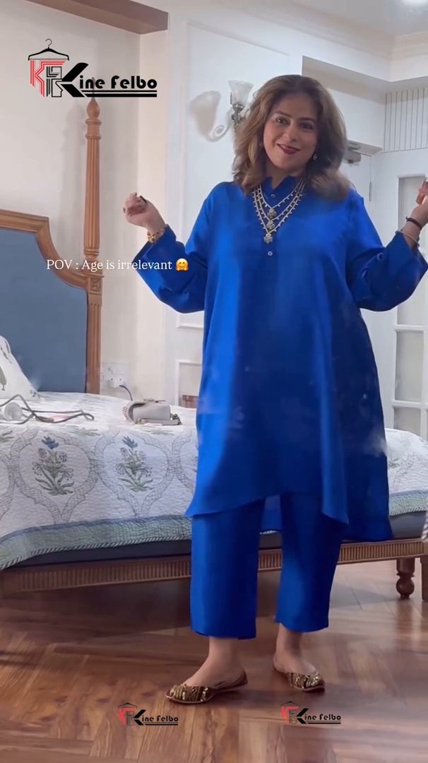 Royal Blue Kurta Set