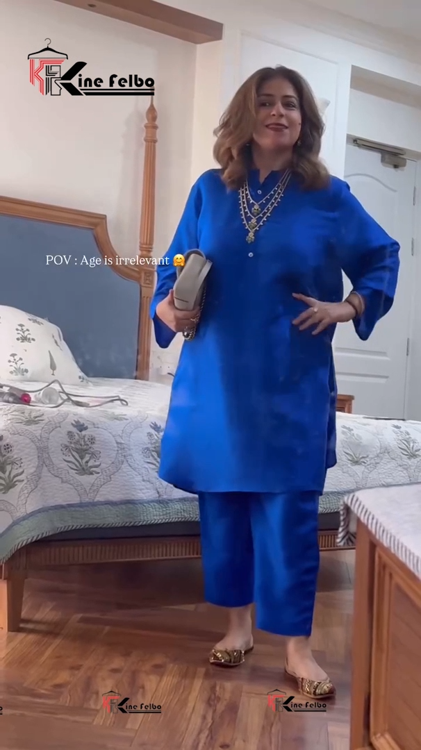 Royal Blue Kurta Set