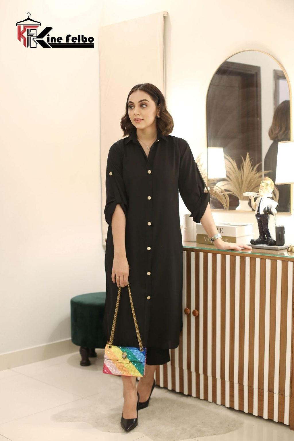 New Essential Long Kurti Set - KineFelbo