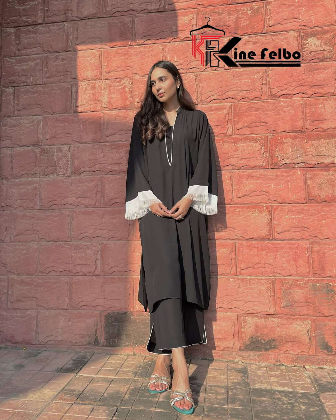 Midnight Black Long Kurti