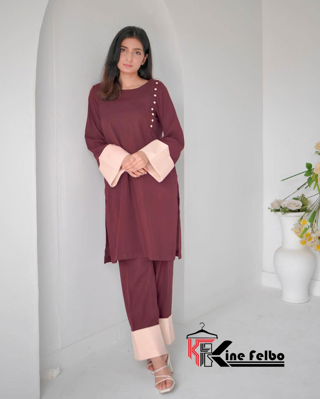 Maroon Co-Ord Set