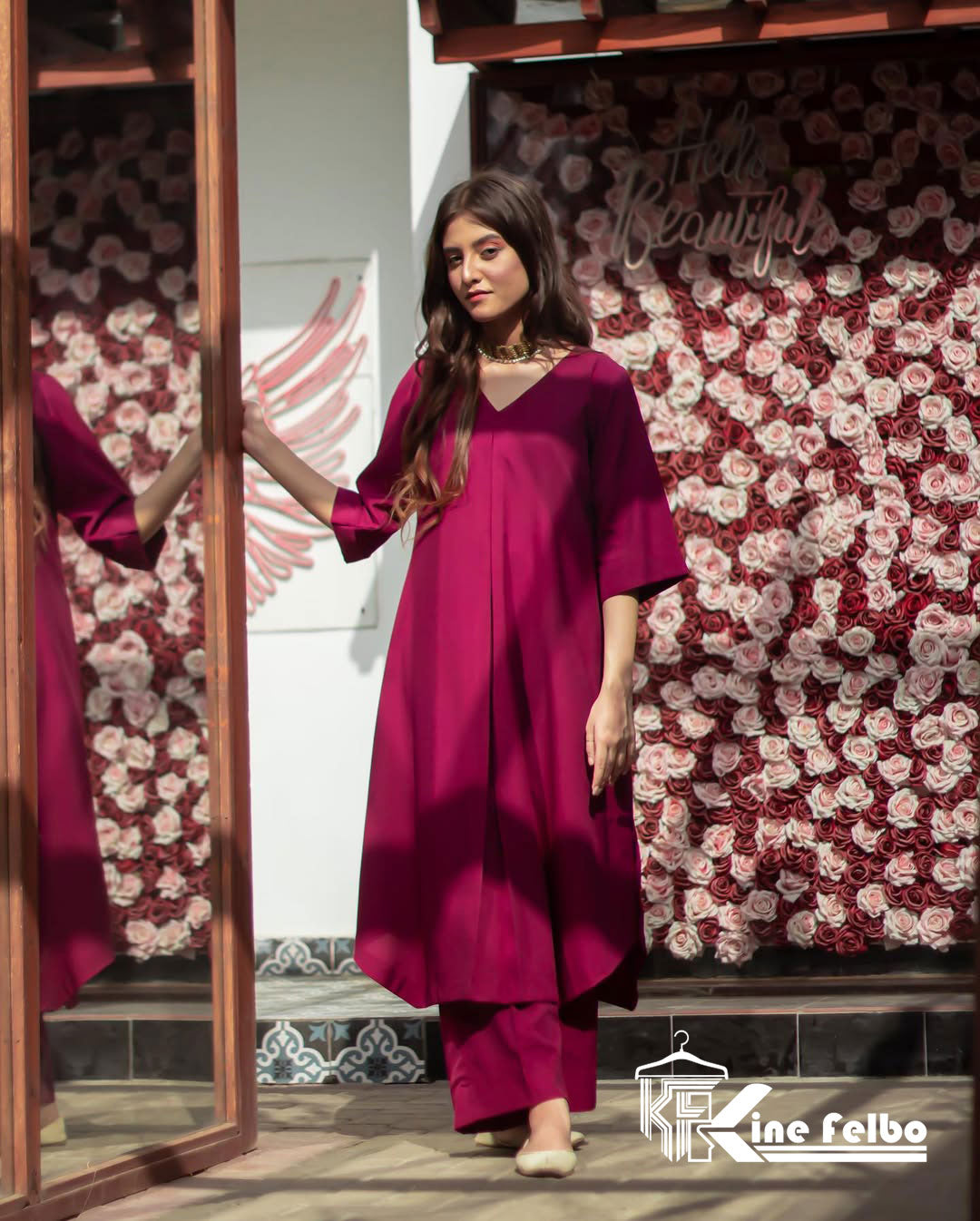 Purple Long Co-Ord Set