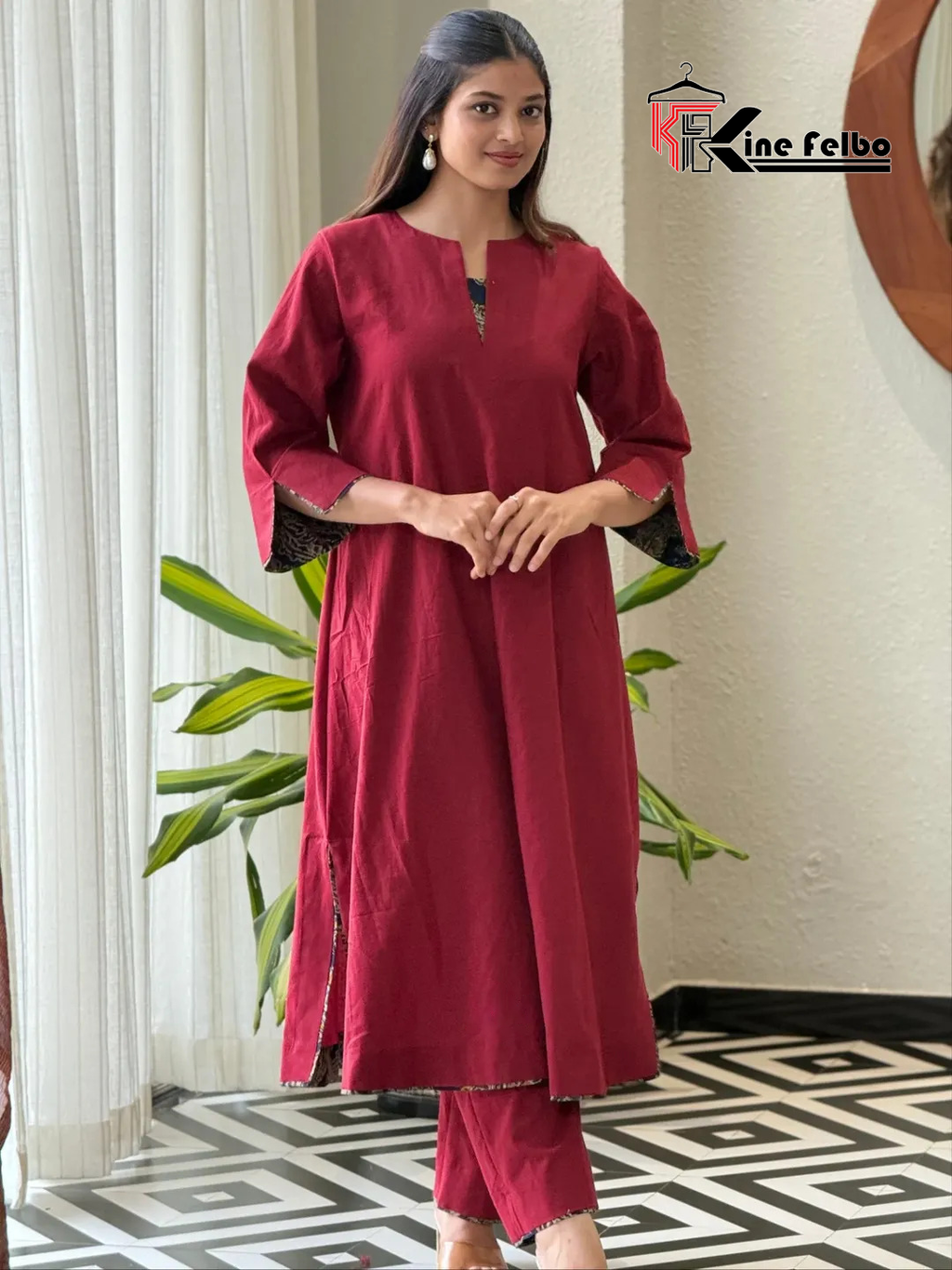 Maroon Lining Set