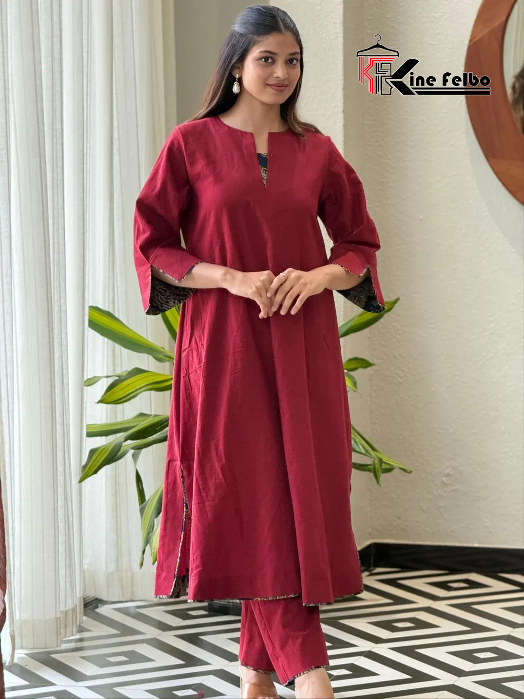 Maroon Lining Set