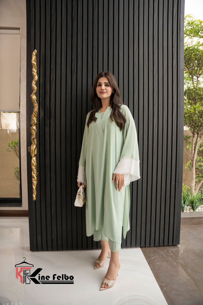 Paste long Fringe Set