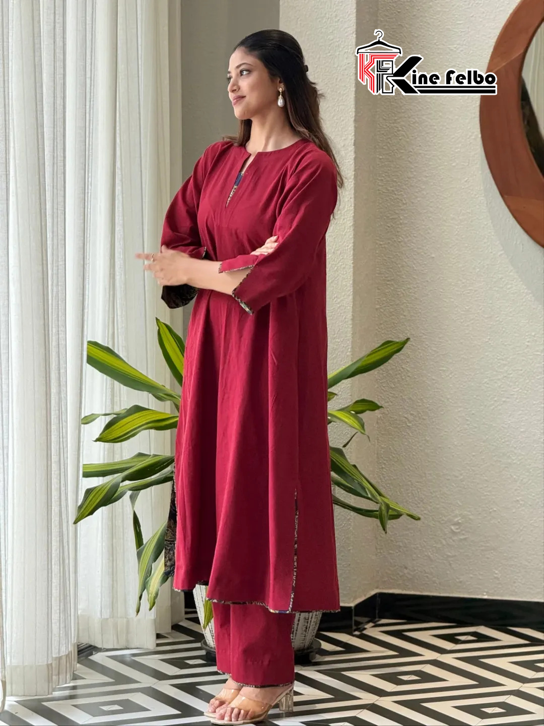 Maroon Lining Set