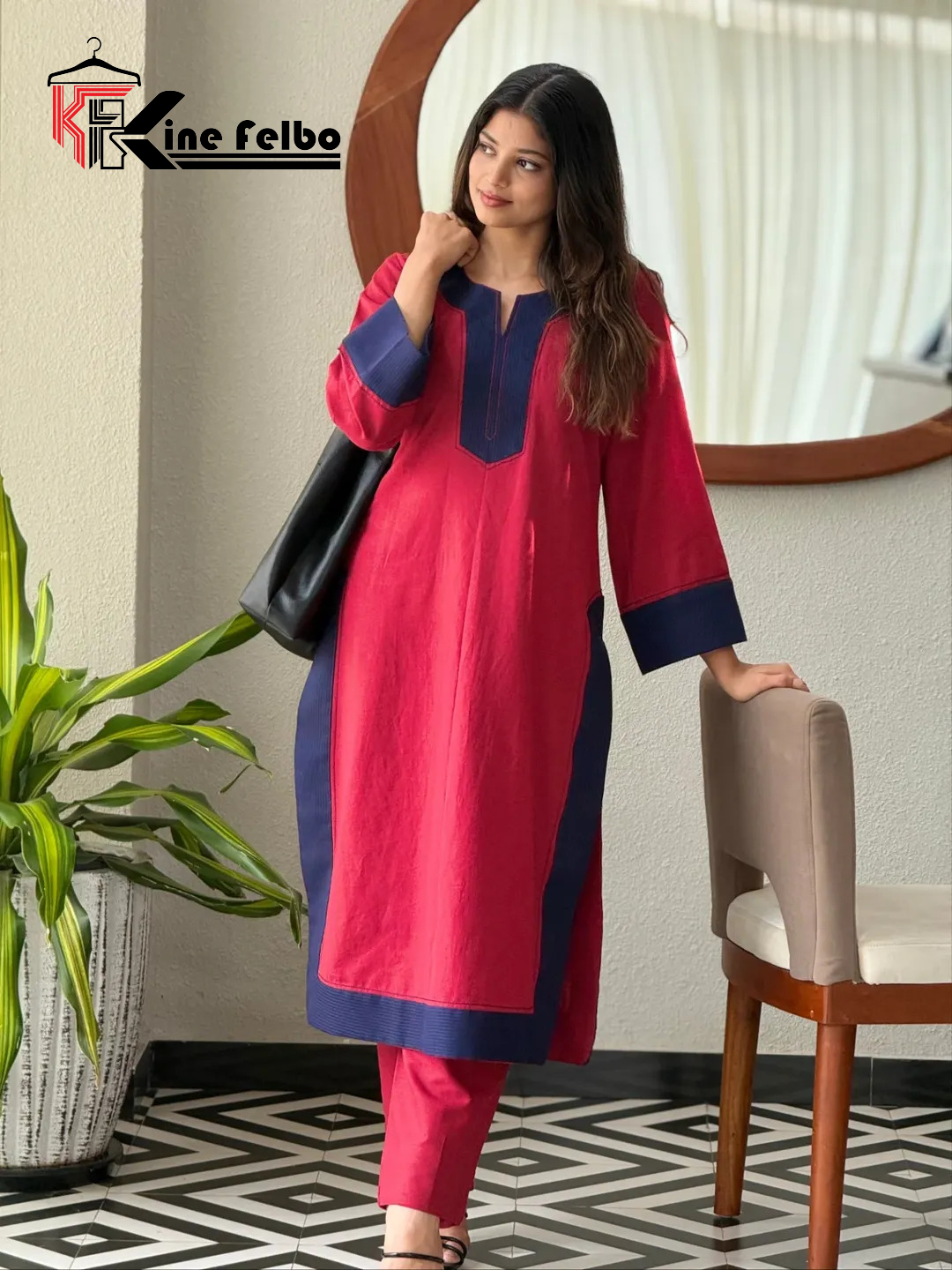 Maroon Zuri Set