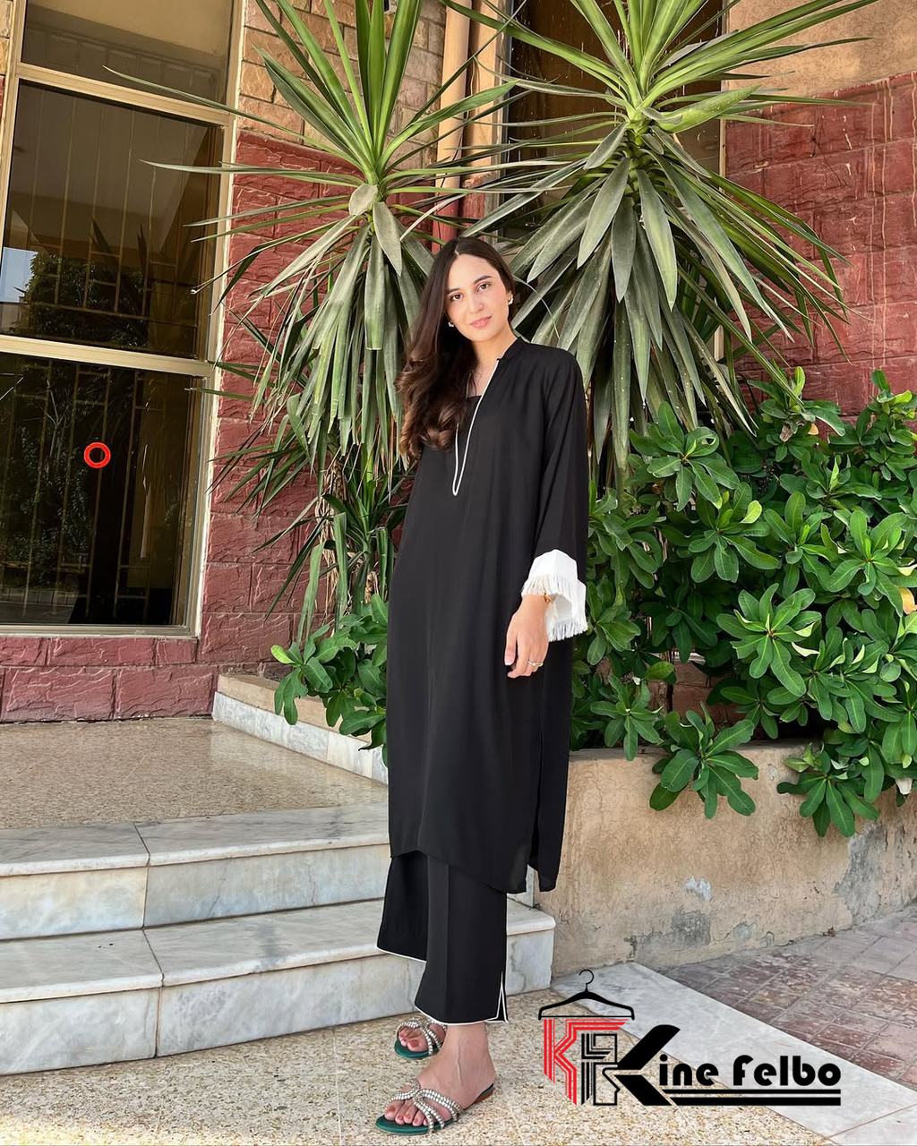 Midnight Black Long Kurti