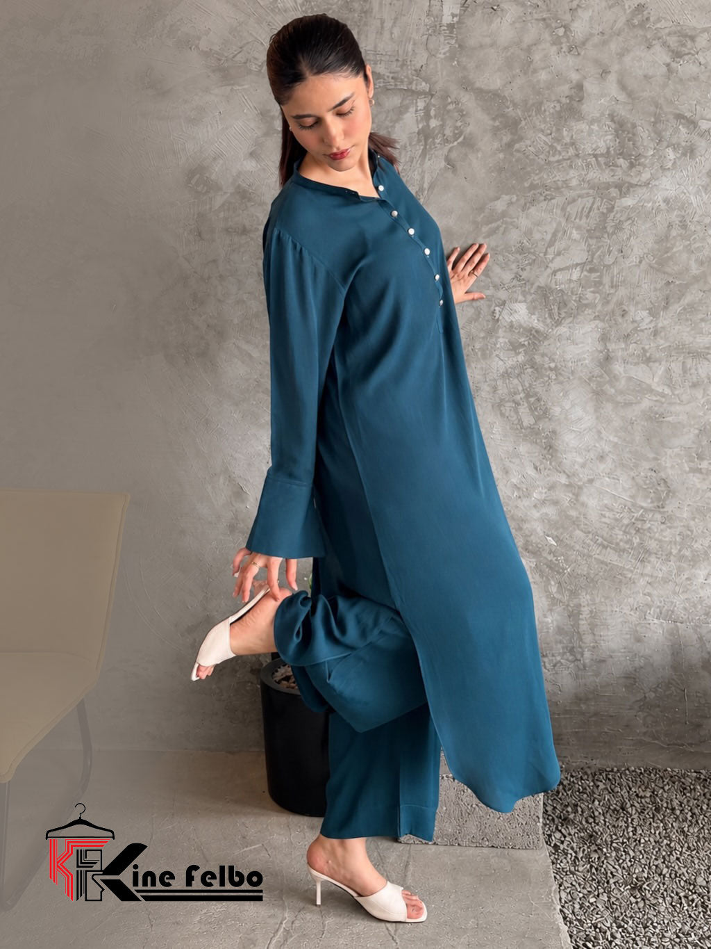 Teal clasic set