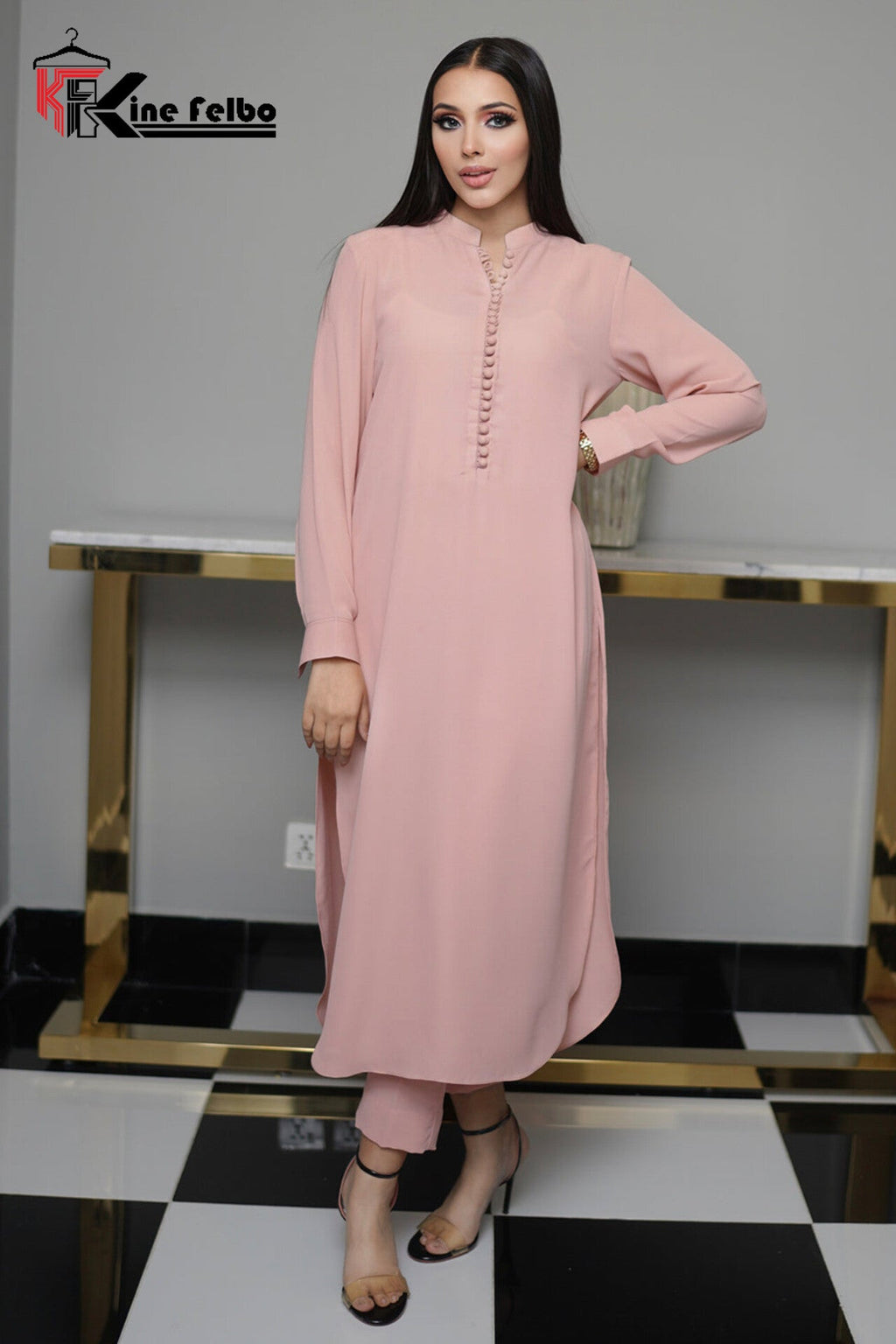 Pakistani Long kurti Set - KineFelbo