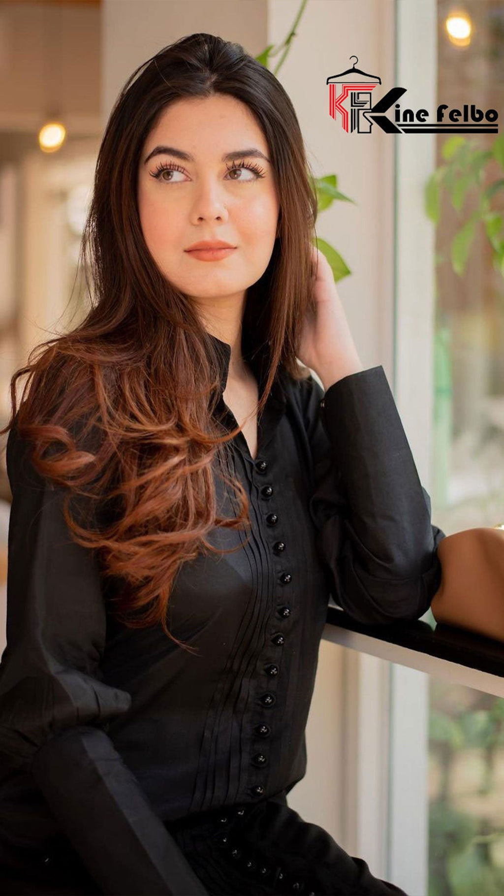 Premium Long Black Dress - KineFelbo