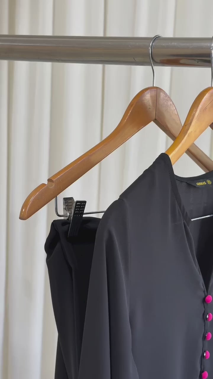 Hot Pink Buttoned Kurti