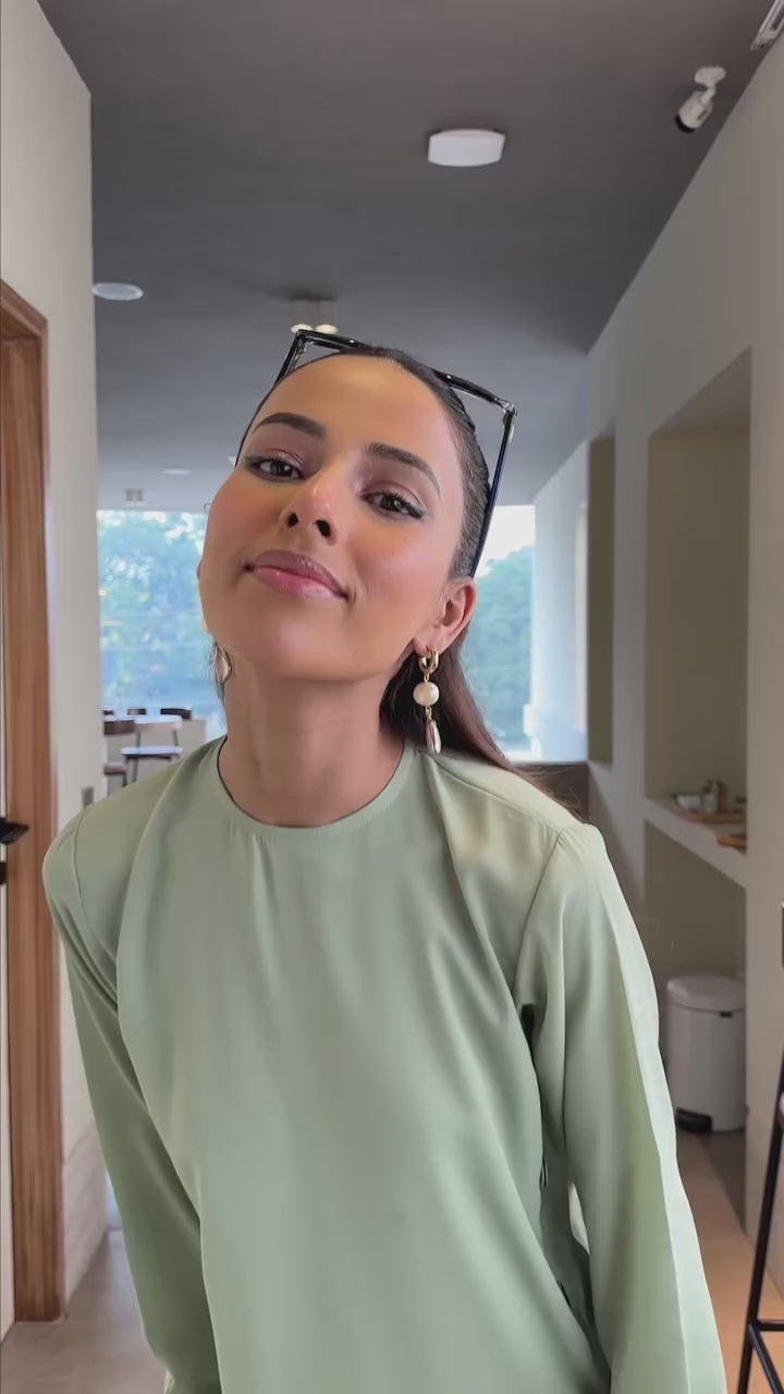 Paste Long Kurta Set