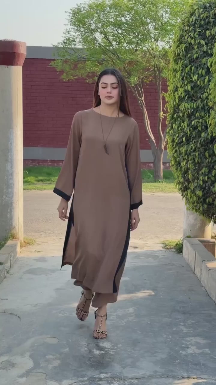 Noor New Brown Set