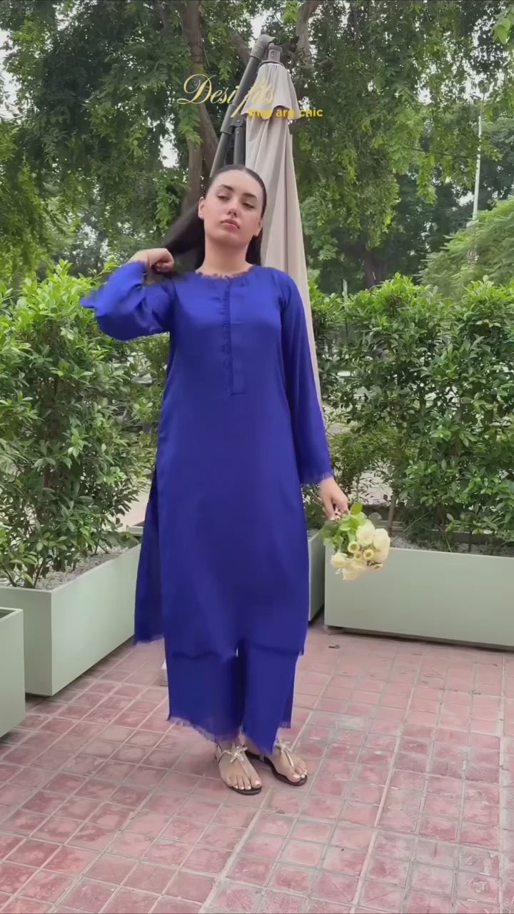 Blue Long Set