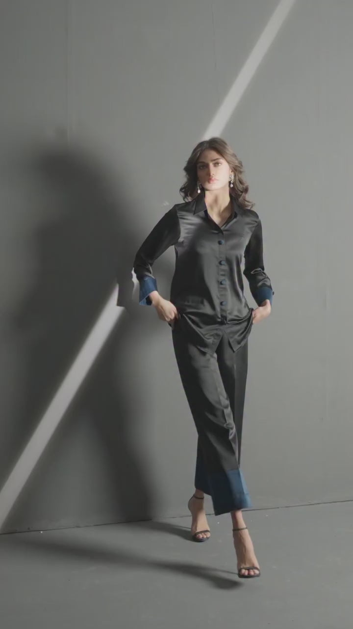 Mira Silk Shirt Sets