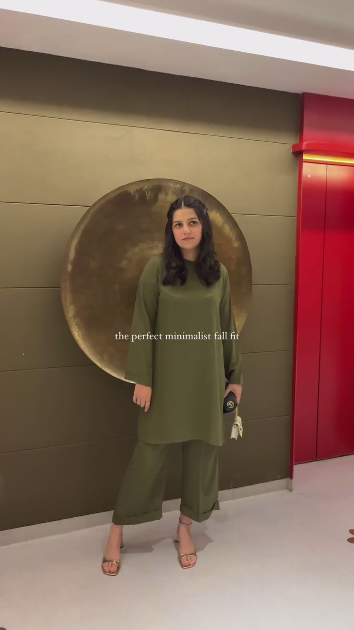 Lira Olive Co-Ord Set