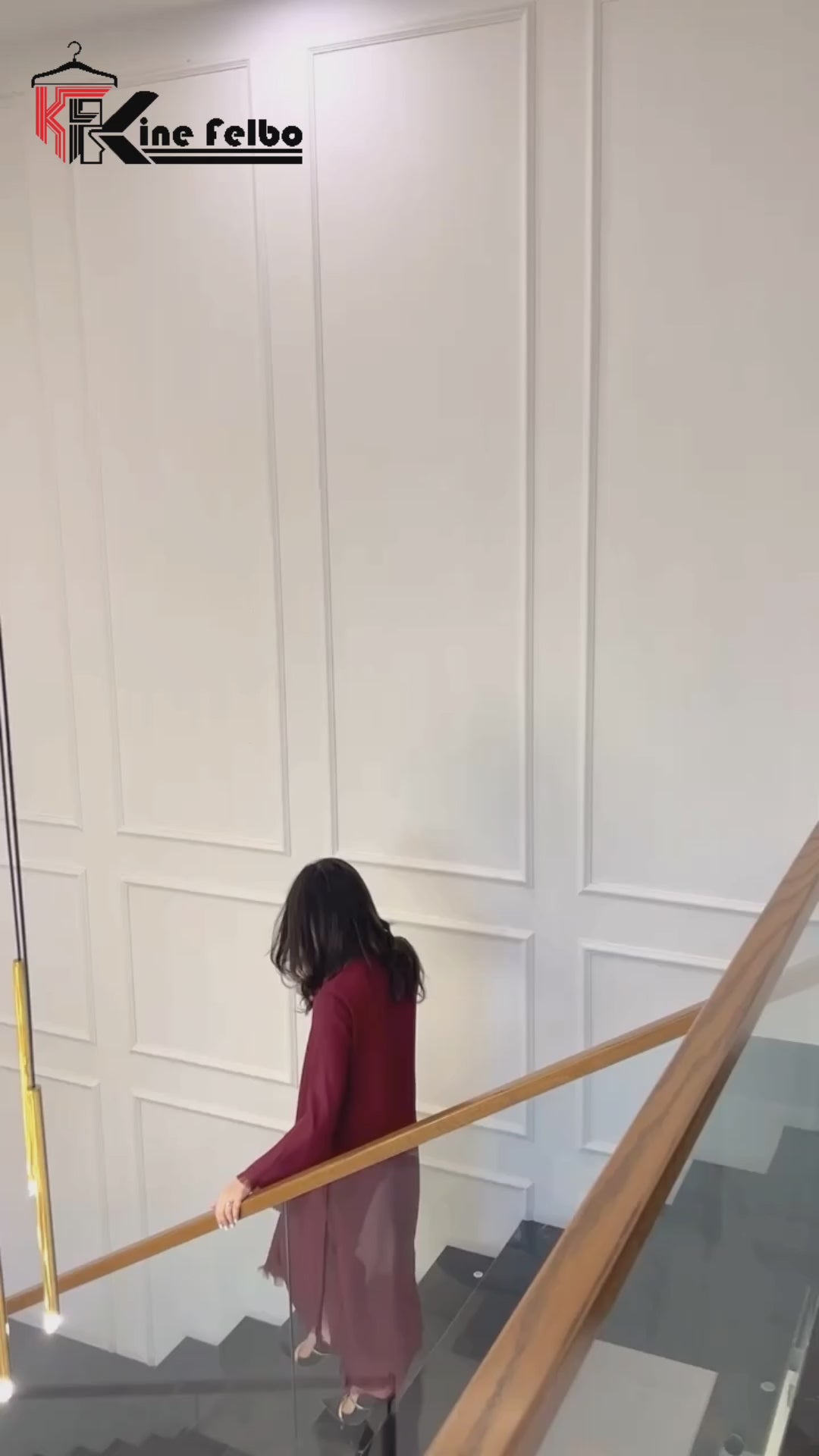 Dark Maron Long Lace