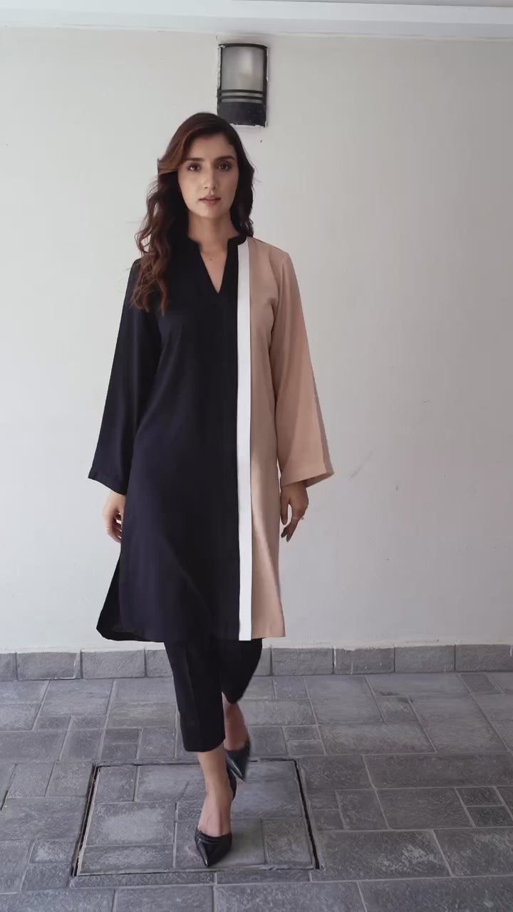 Black& Beige Combo Set