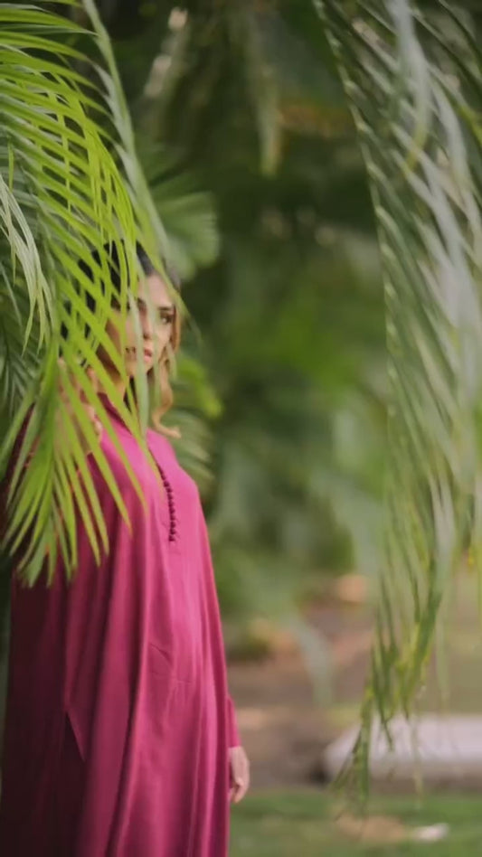 Pakistani Long Button Dress