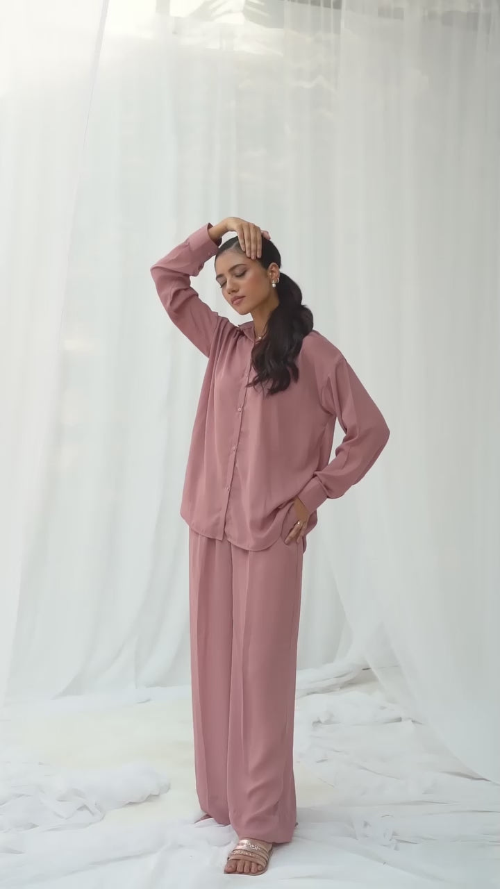 LADIES LUX SHIRT SET