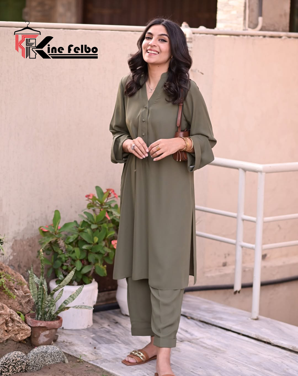 Olive summer special Long Kurti